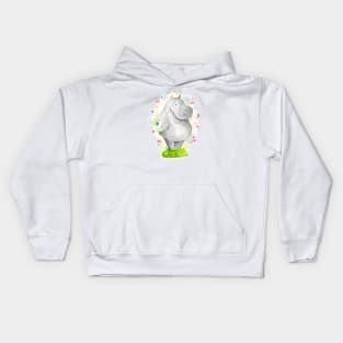 Hippo Love Kids Hoodie